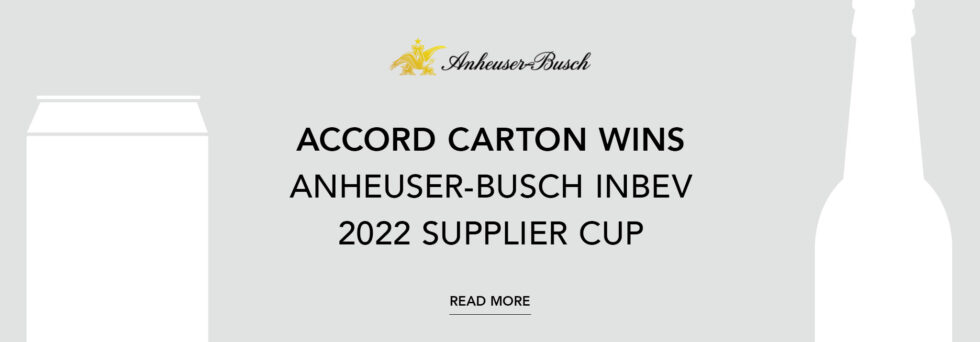 Accord Carton Wins Anheuser-Busch InBev 2022 Supplier Cup